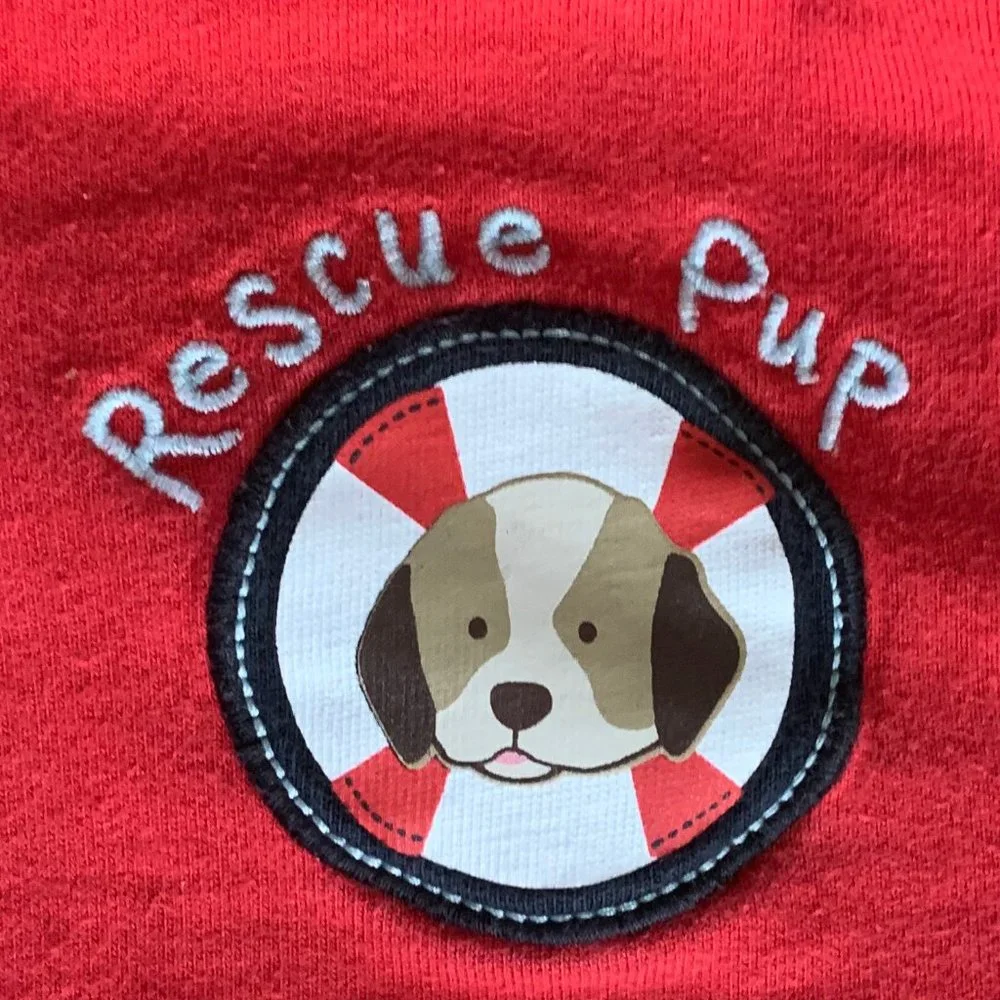 Gymboree red lg sleeve hooded sweat shirt
